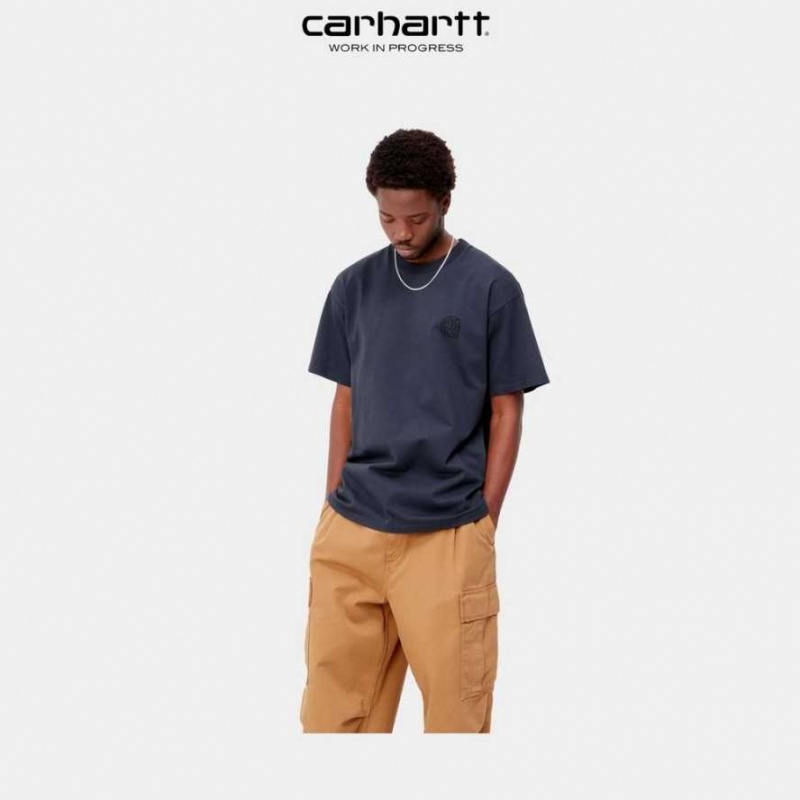 Carhartt Wip Verse Patch T-Shirt Enzian | SE0001073