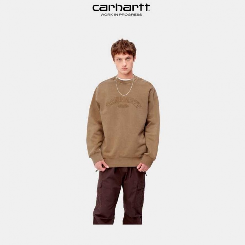 Carhartt Wip Verse Script Sweatshirt Bruna | SE0000371