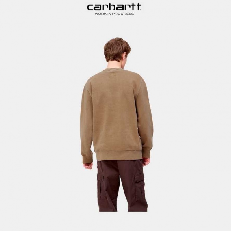 Carhartt Wip Verse Script Sweatshirt Bruna | SE0000371