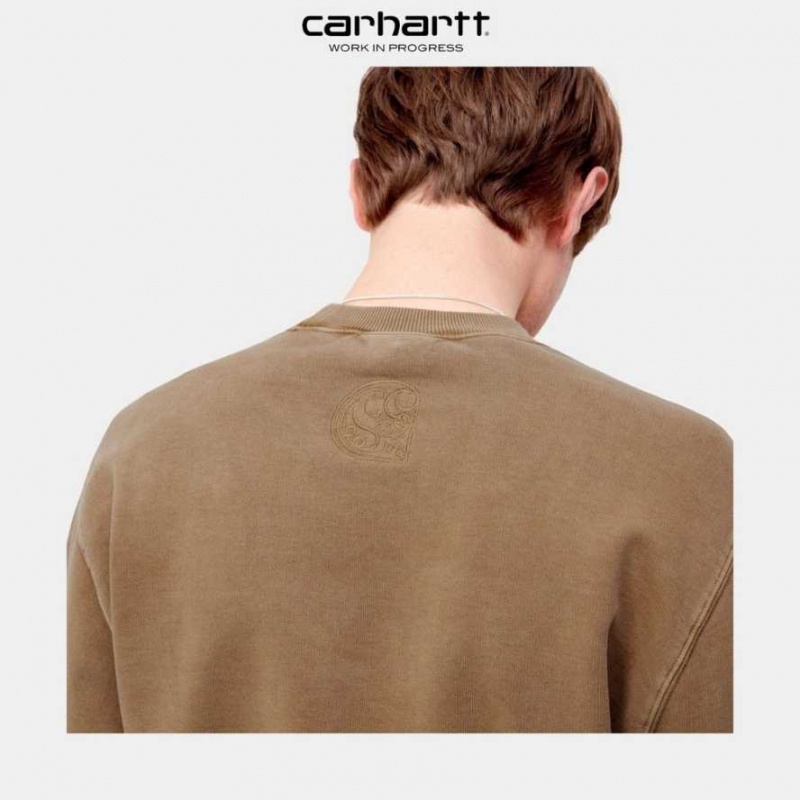 Carhartt Wip Verse Script Sweatshirt Bruna | SE0000371