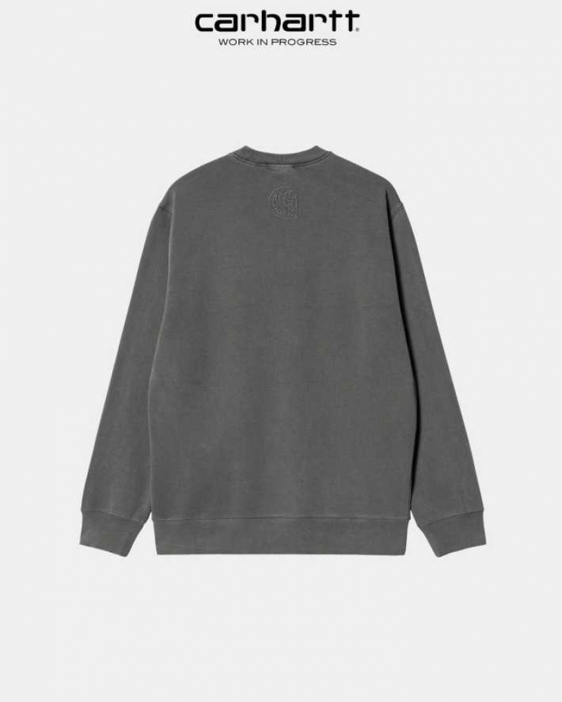 Carhartt Wip Verse Script Sweatshirt Vulcan | SE0000370