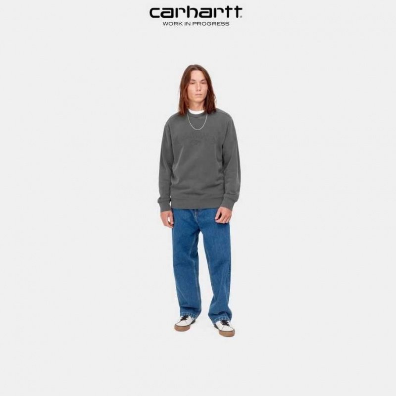 Carhartt Wip Verse Script Sweatshirt Vulcan | SE0000370