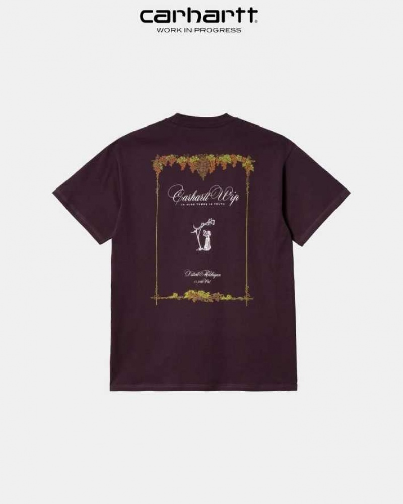 Carhartt Wip Vino T-Shirt Mörk | SE0001079