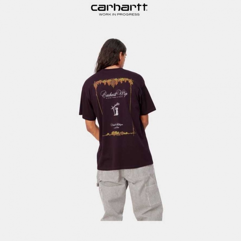 Carhartt Wip Vino T-Shirt Mörk | SE0001079