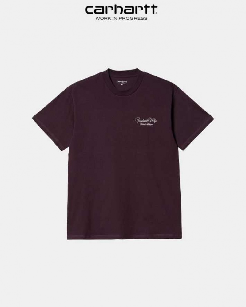 Carhartt Wip Vino T-Shirt Mörk | SE0001079