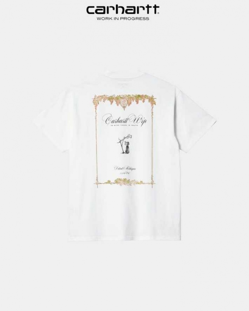 Carhartt Wip Vino T-Shirt Vita | SE0001078