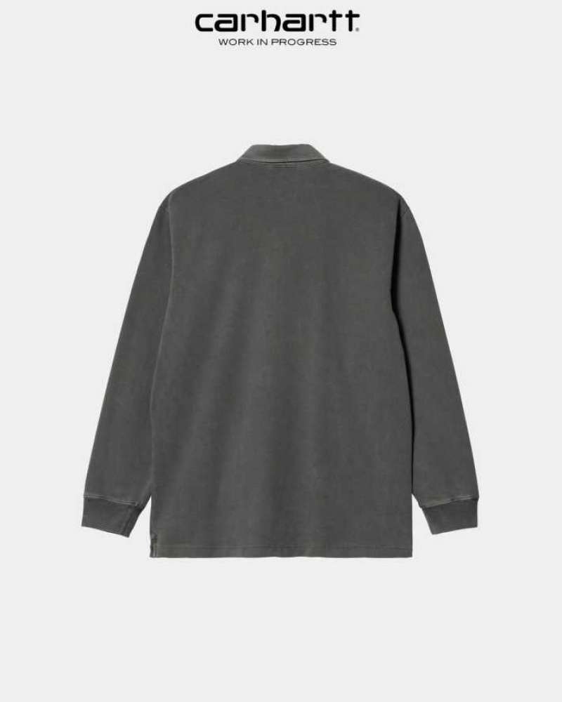 Carhartt Wip Vista Long Sleeve Rugby Shirt Vulcan | SE0001081