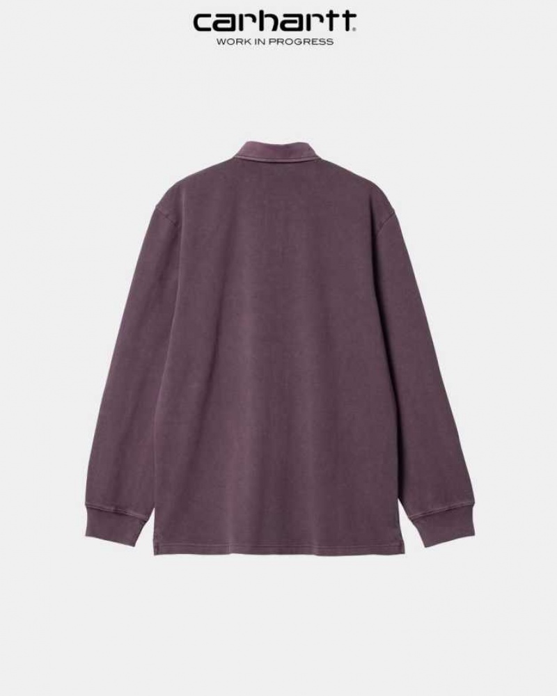 Carhartt Wip Vista Long Sleeve Rugby Shirt Mörk | SE0001083