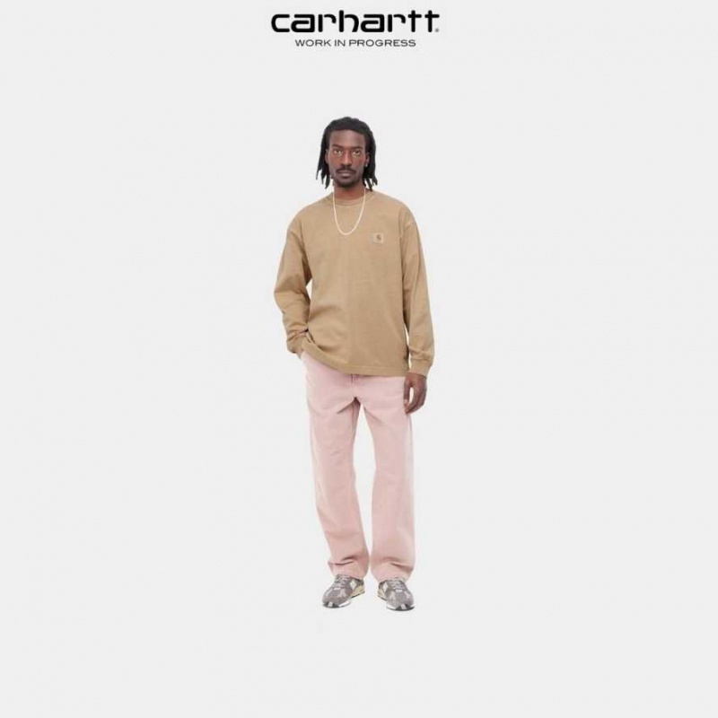 Carhartt Wip Vista Long Sleeve T-Shirt Bruna | SE0001085