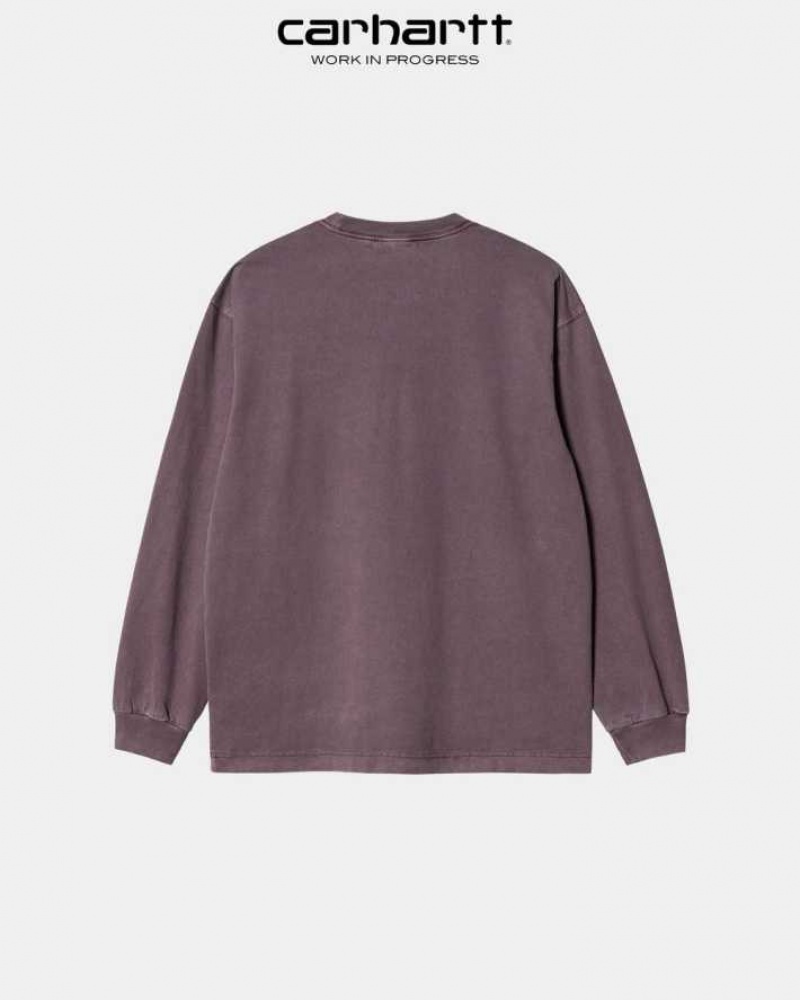 Carhartt Wip Vista Long Sleeve T-Shirt Mörk | SE0001086