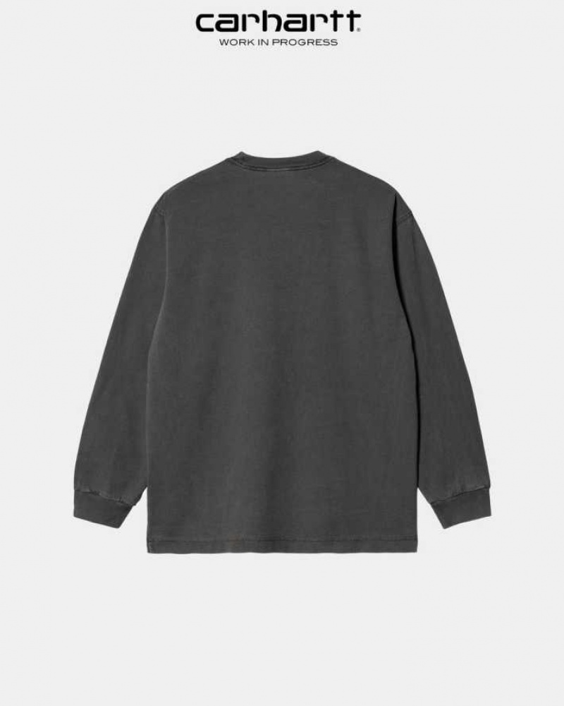 Carhartt Wip Vista Long Sleeve T-Shirt Vulcan | SE0001087