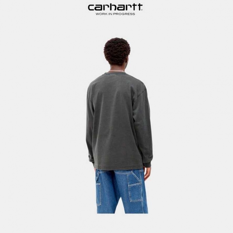 Carhartt Wip Vista Long Sleeve T-Shirt Vulcan | SE0001087