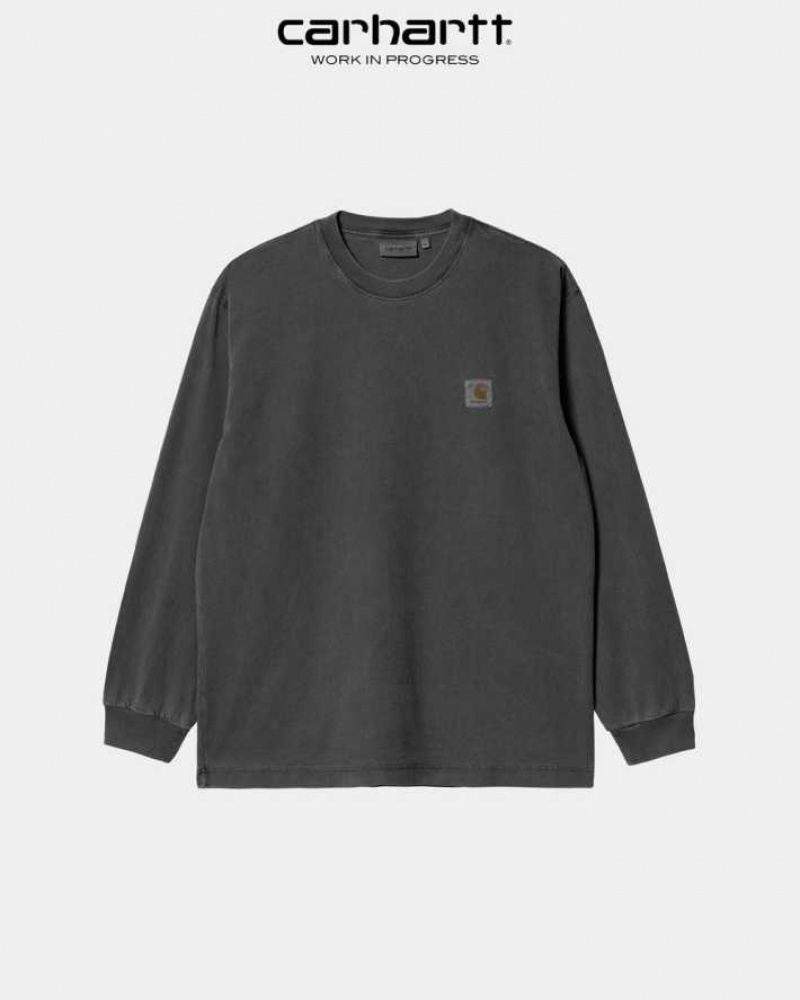 Carhartt Wip Vista Long Sleeve T-Shirt Vulcan | SE0001087